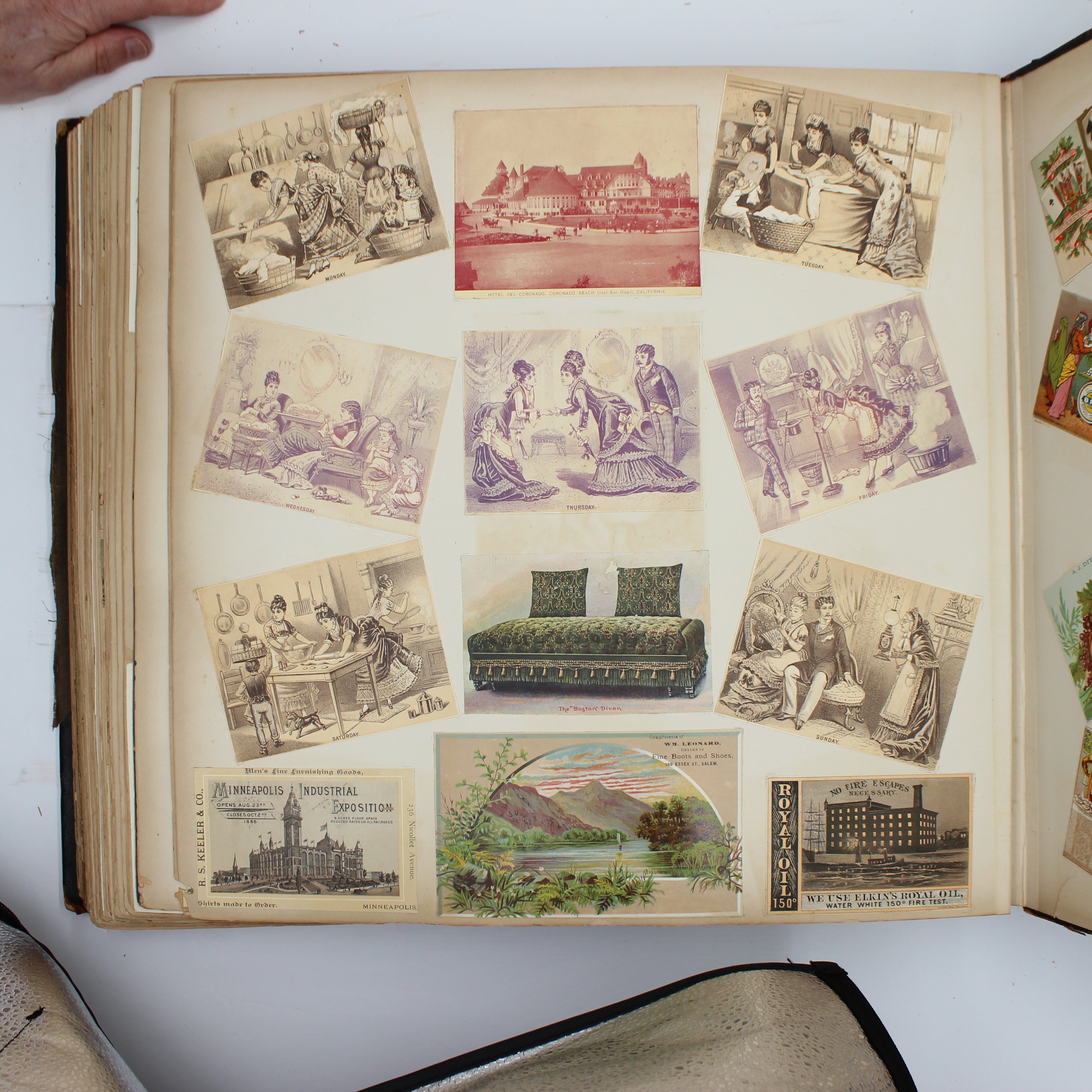 Album Full of Cards circa Early 1900s