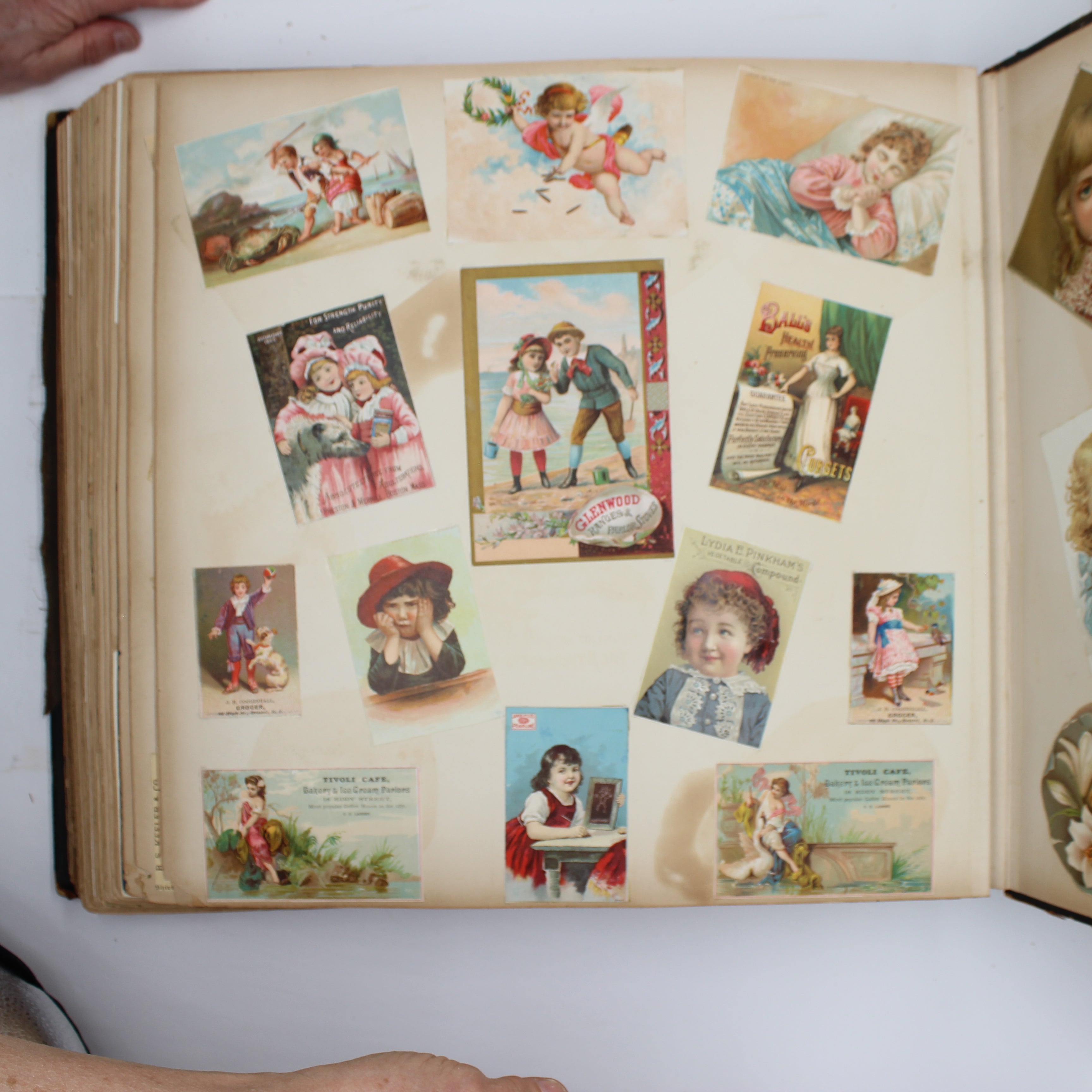 Album Full of Cards circa Early 1900s