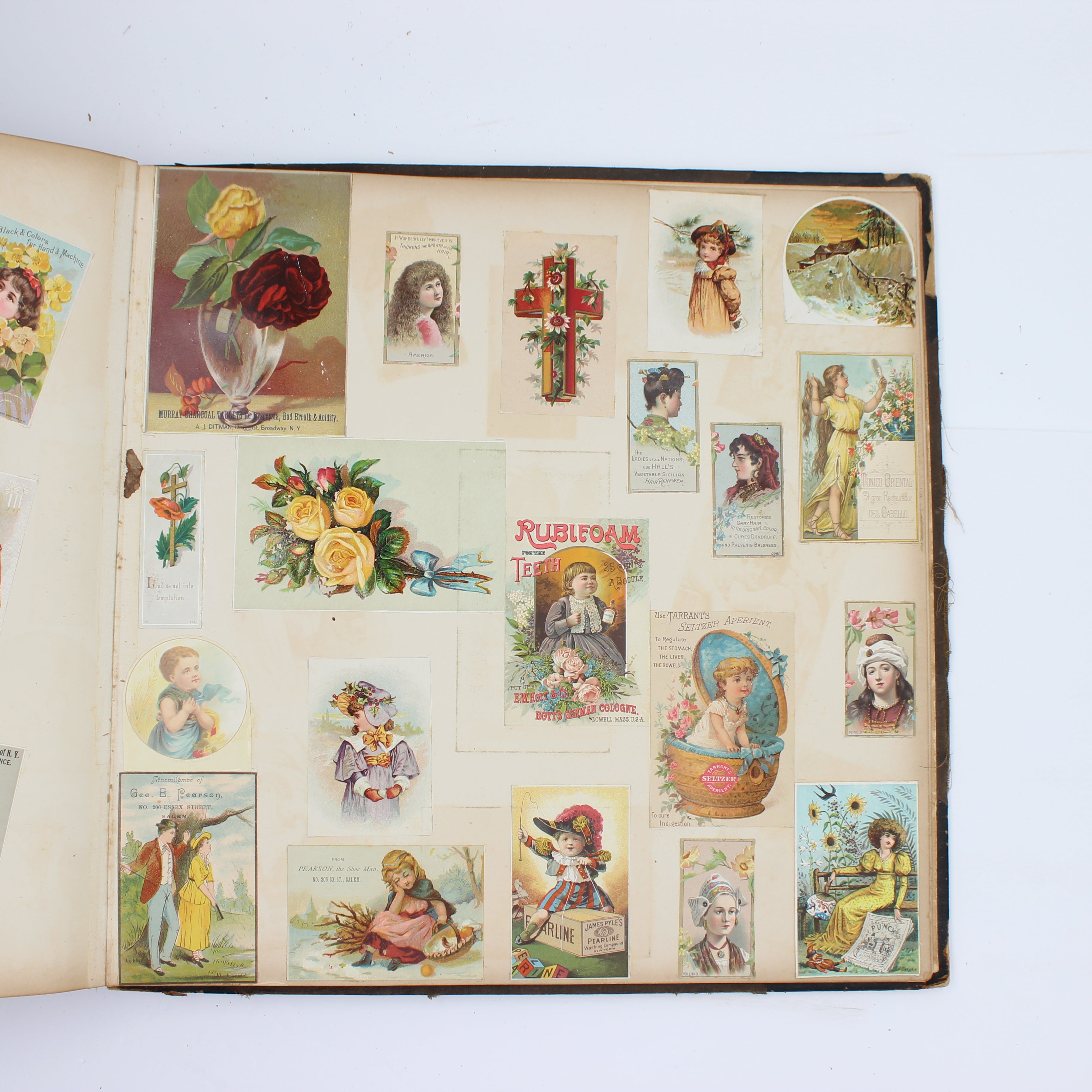 Album Full of Cards circa Early 1900s