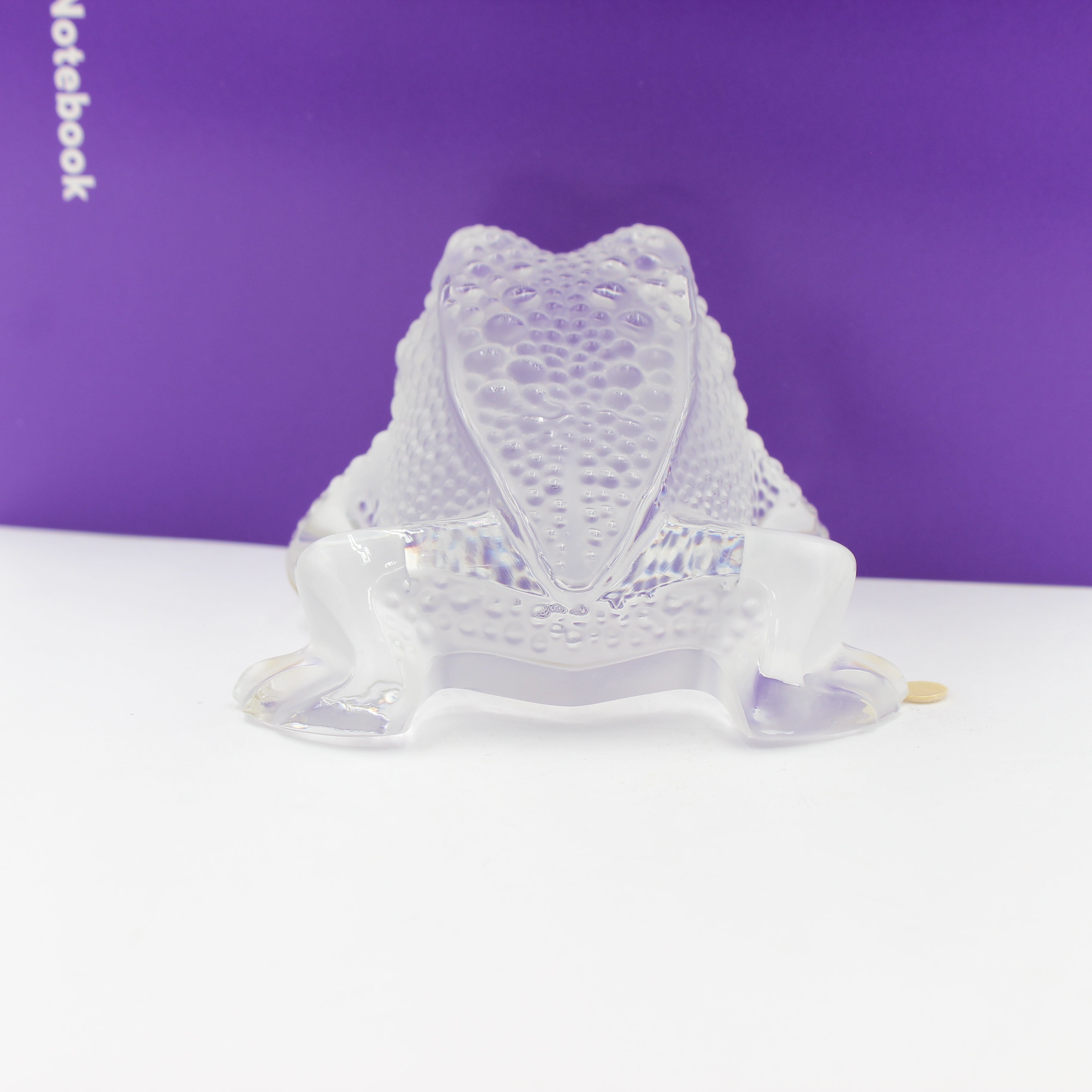 Lalique Paris Crystal Gregoire Frog