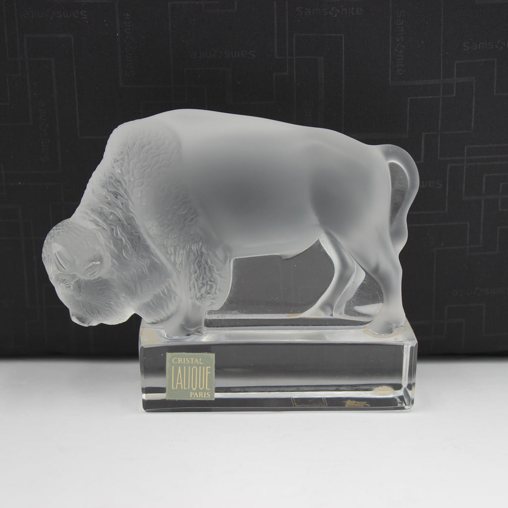 Lalique Paris Crystal Buffalo