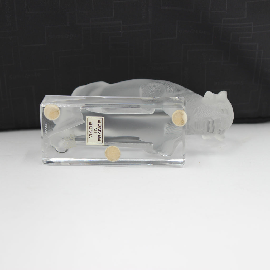 Lalique Paris Crystal Buffalo