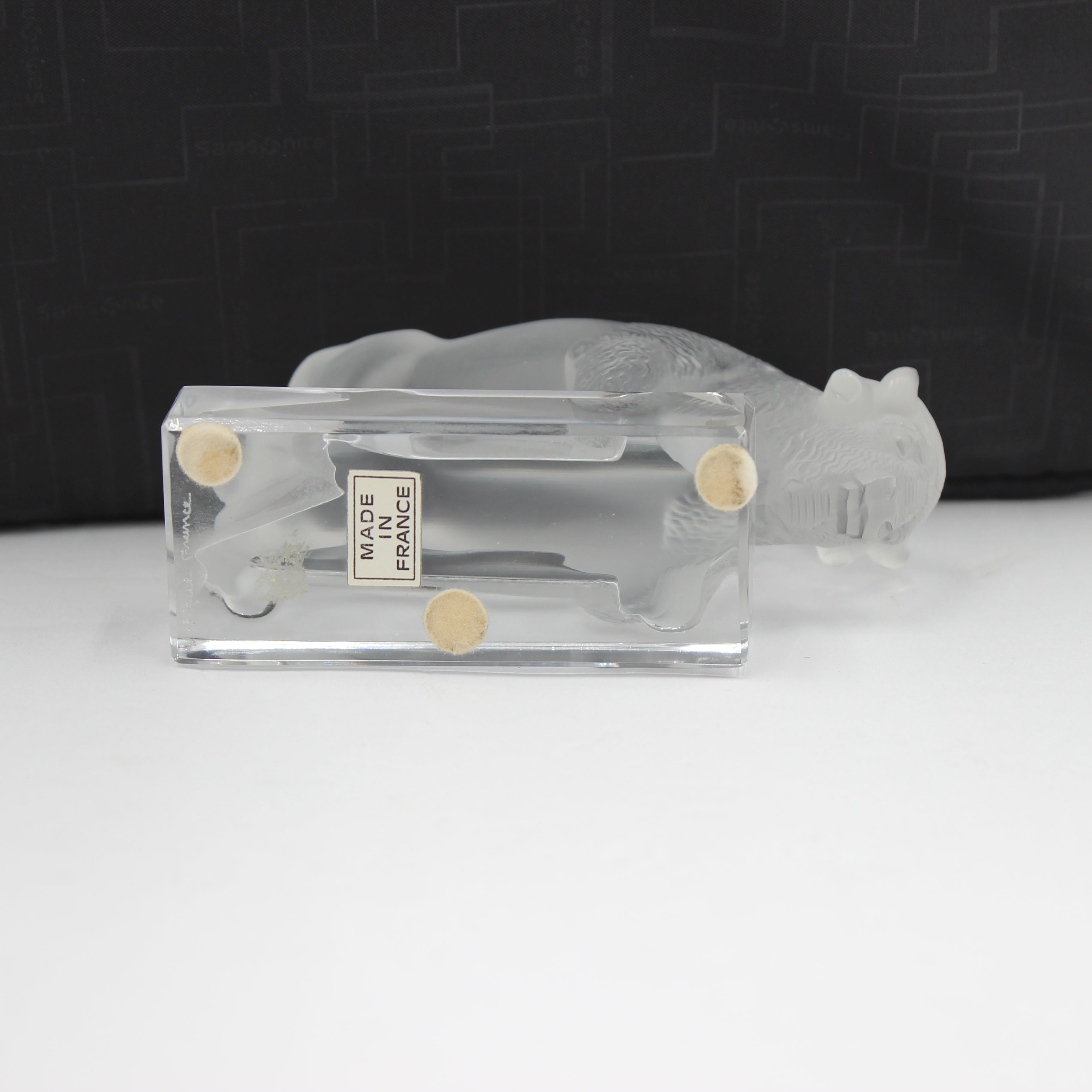 Lalique Paris Crystal Buffalo