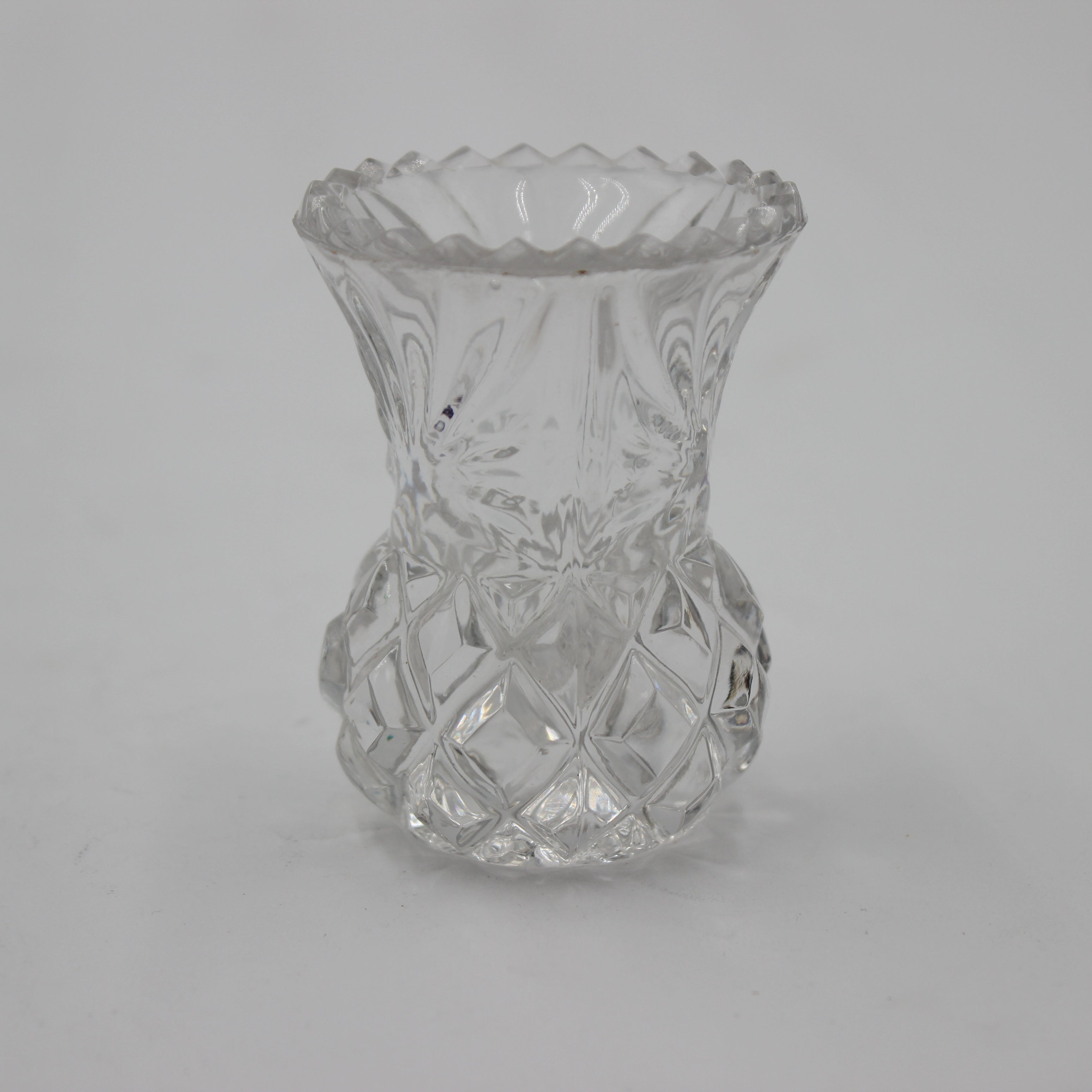 Glass Toothpick or Candle Holder