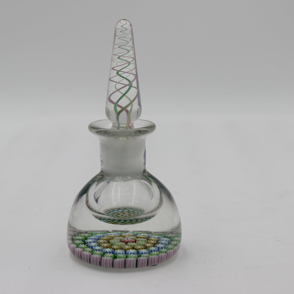 Perthshire Scotland Millefiori Perfume Bottle with Lid