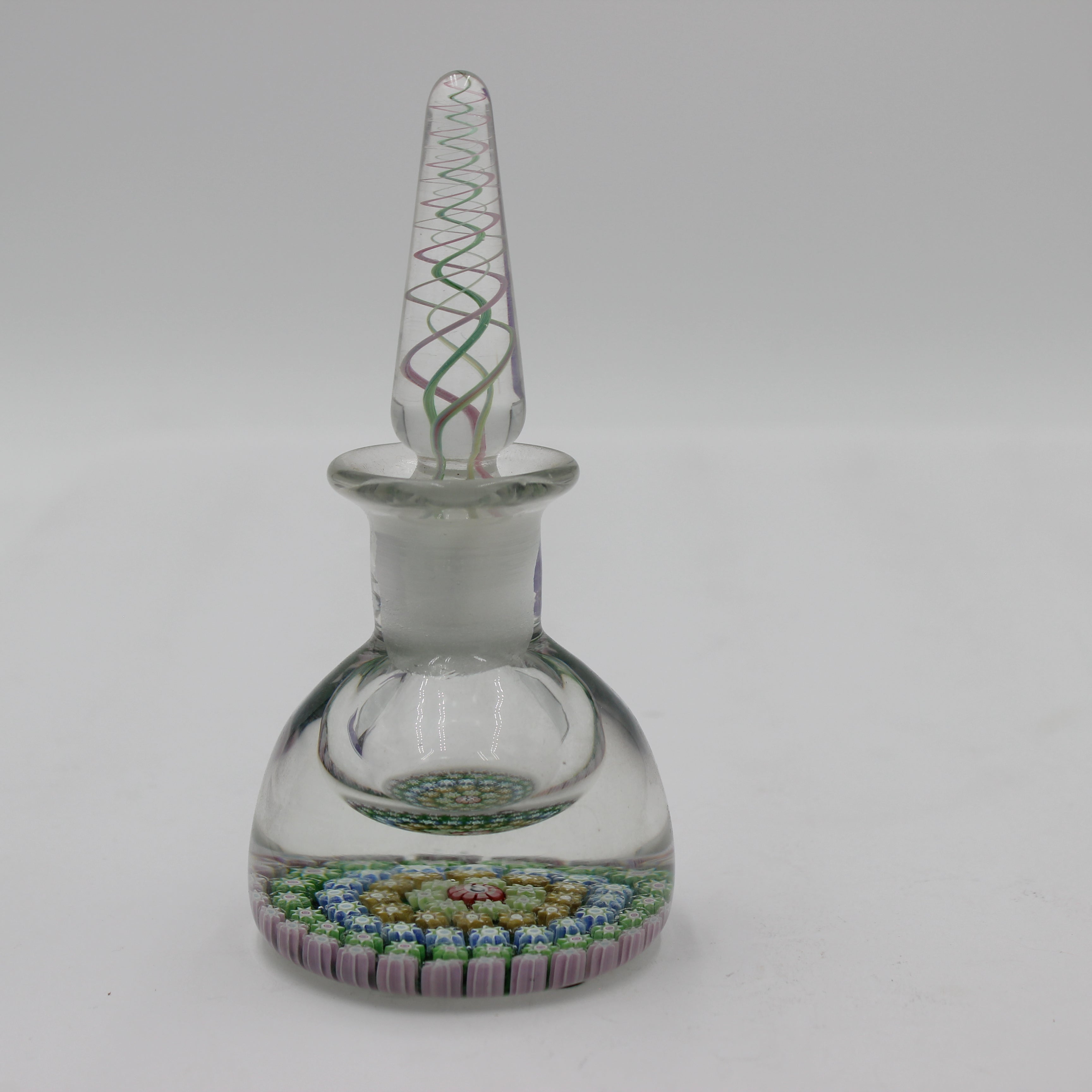 Perthshire Scotland Millefiori Perfume Bottle with Lid