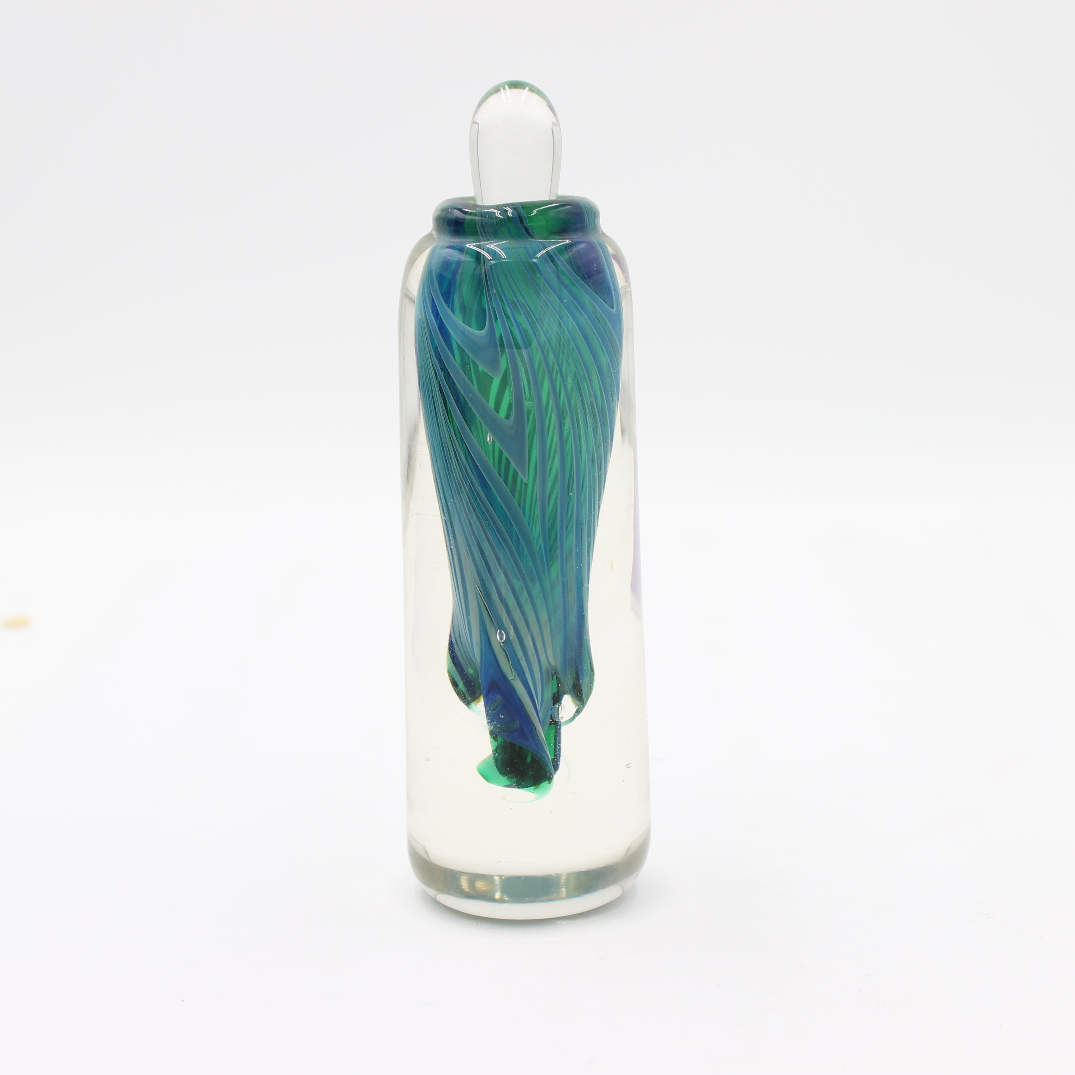 Glass Perfume Bottle with Lid