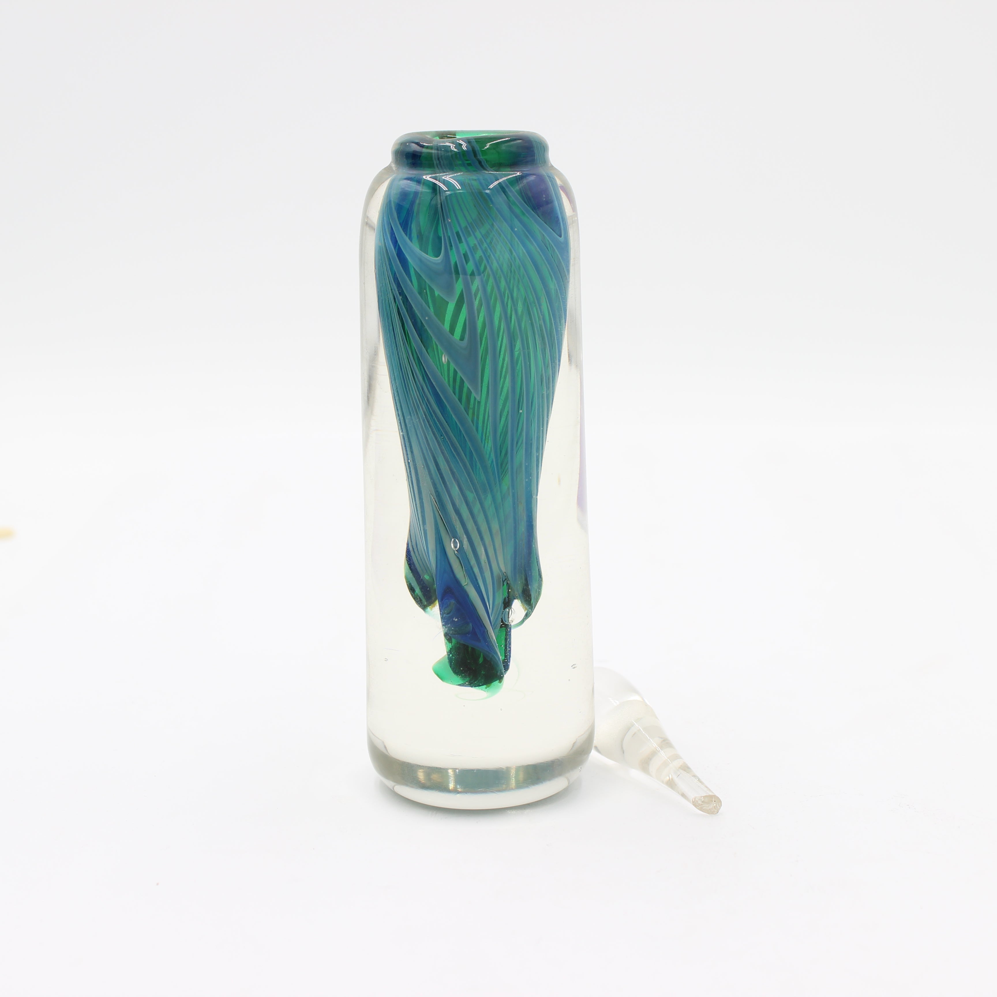 Glass Perfume Bottle with Lid
