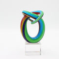 Murano Sculpture with Crystal Base