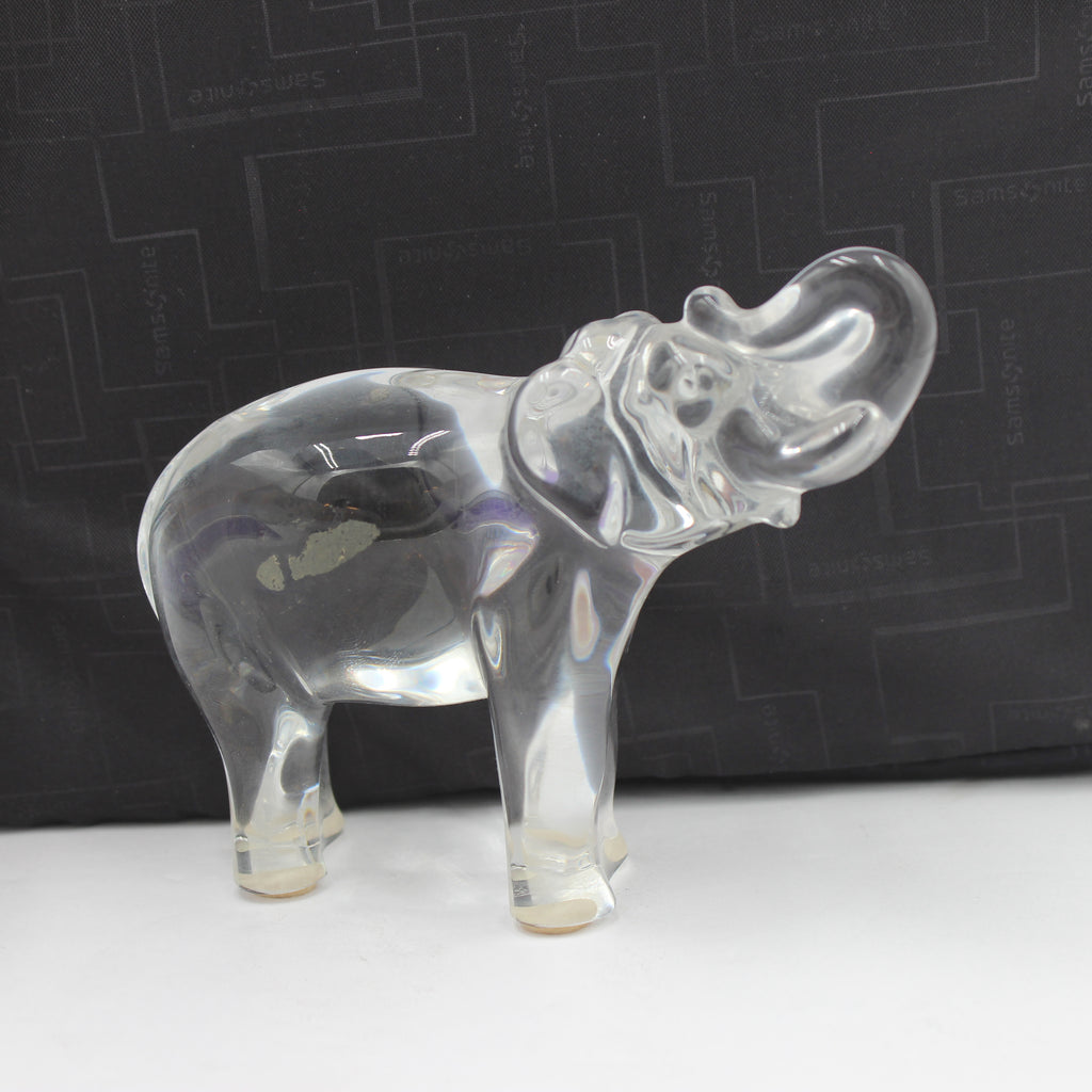 Baccarat Crystal Trunk Up Elephant