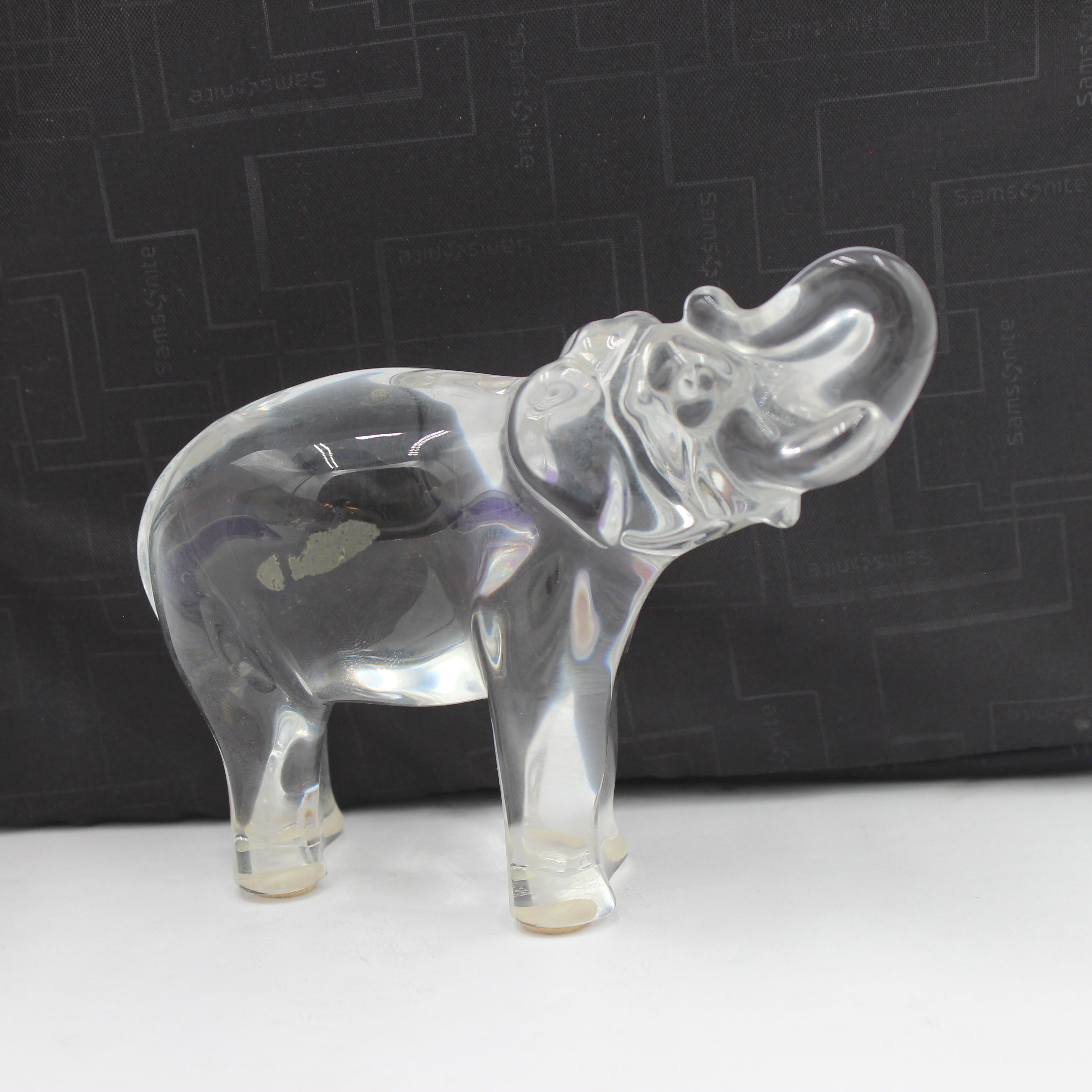 Baccarat Crystal Trunk Up Elephant