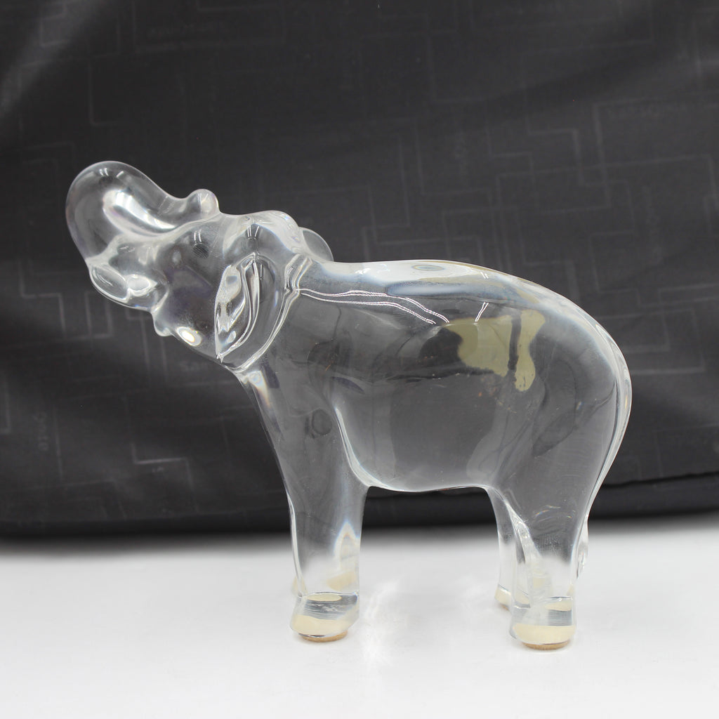 Baccarat Crystal Trunk Up Elephant