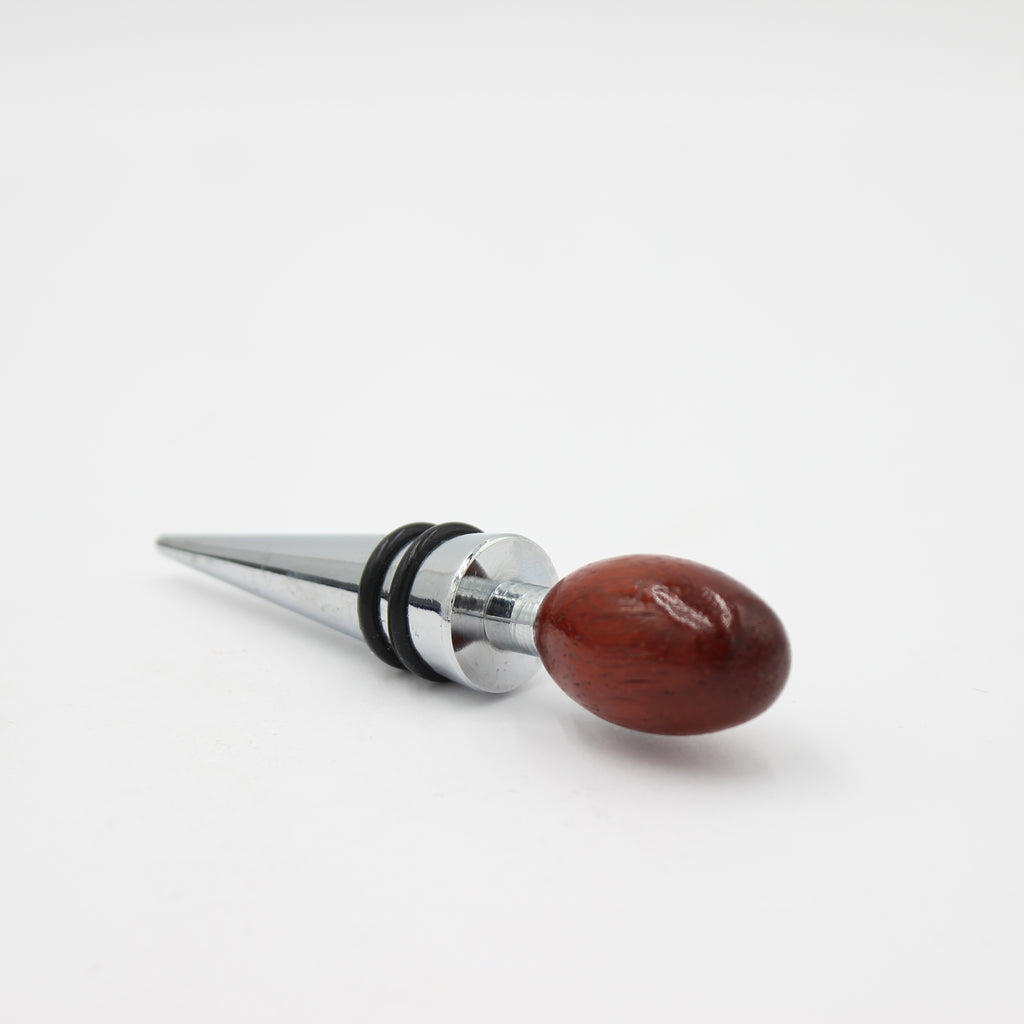 Wood Crome Bottle Stopper