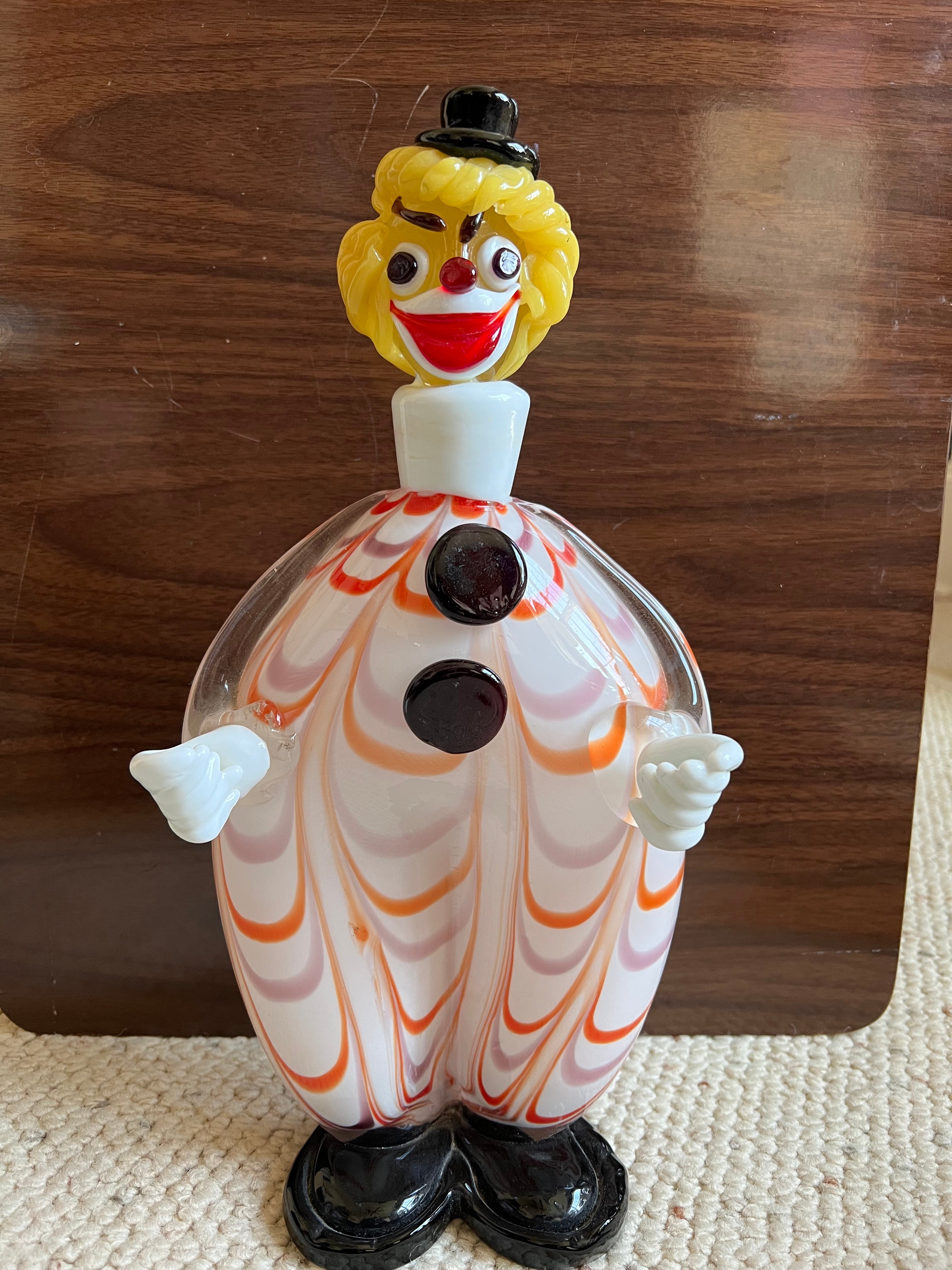 Murano Clown Decanter (1950)