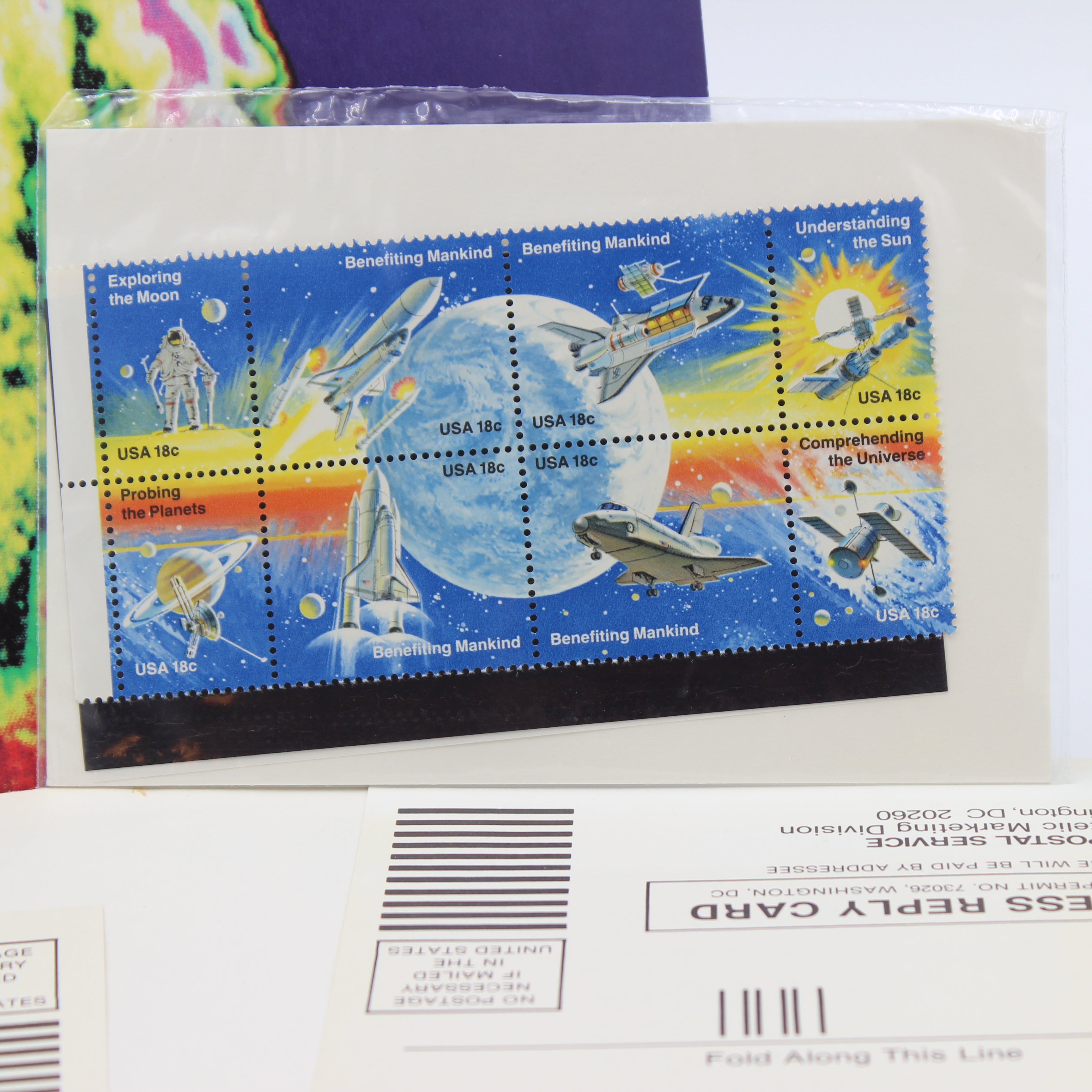 Space Achievement Folder #833 (USPS Stamp Set Folder, 1981)