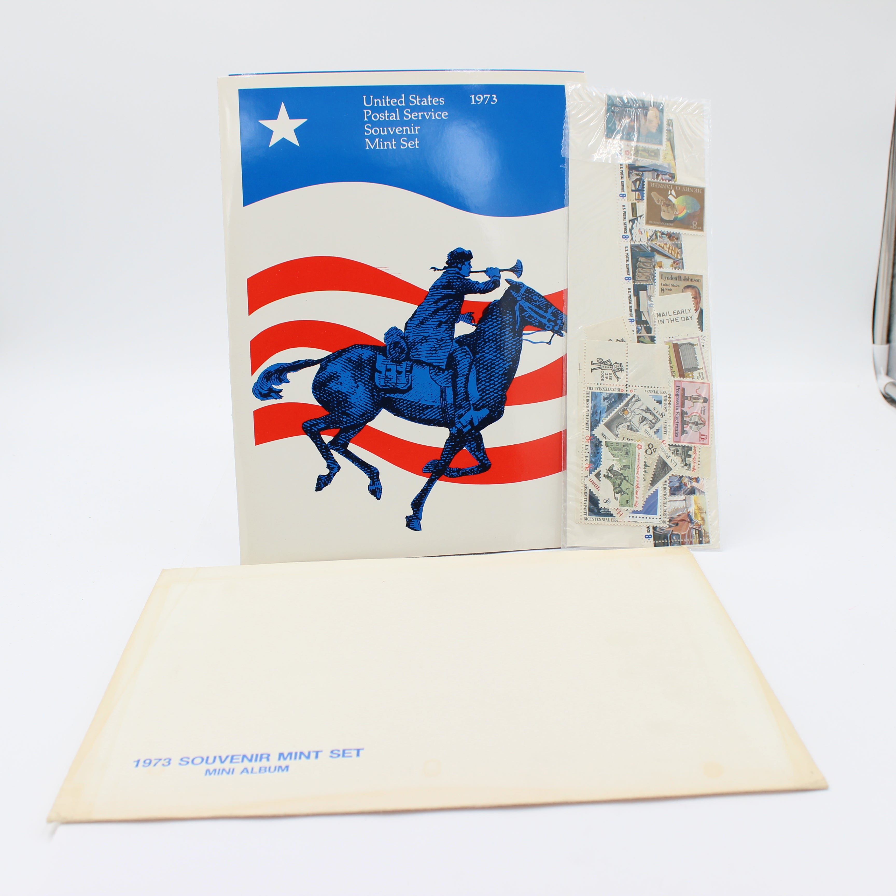 1973 Souvnir Mint Set (USPS Stamp Set Folder)