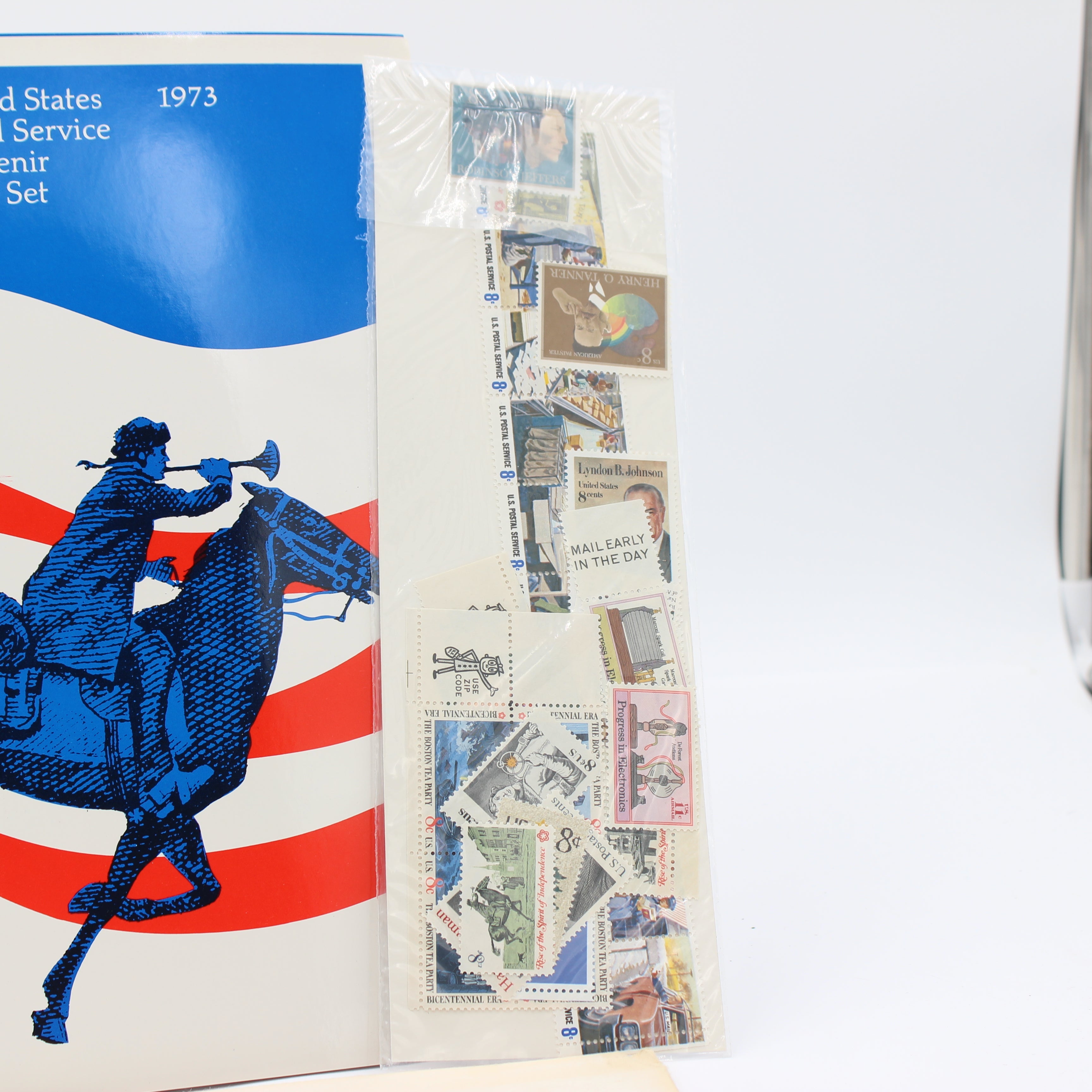 1973 Souvnir Mint Set (USPS Stamp Set Folder)